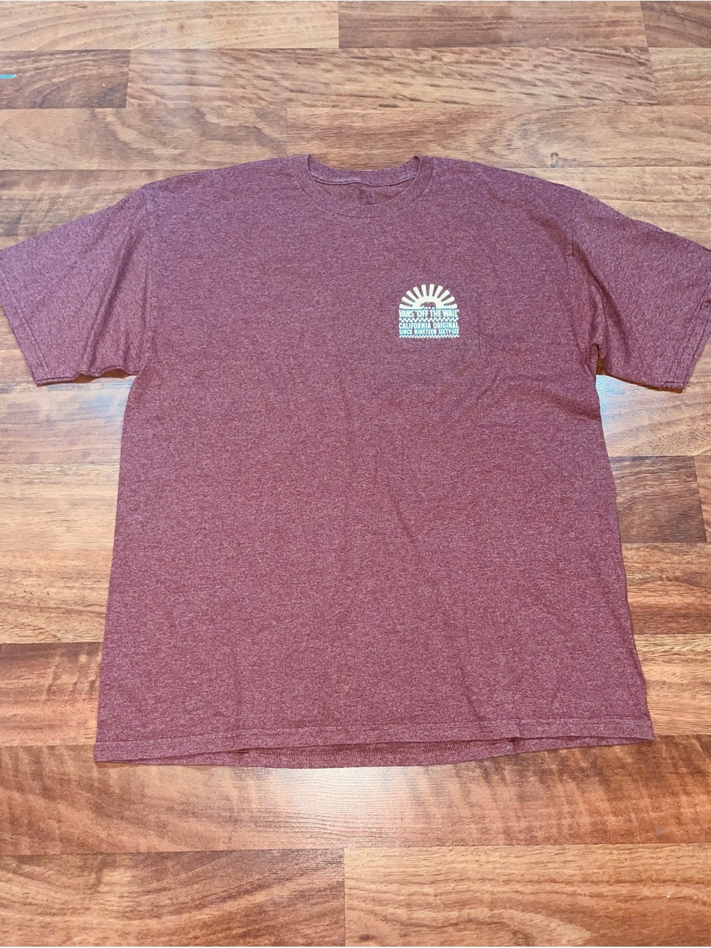 Maroon Vans T-Shirt